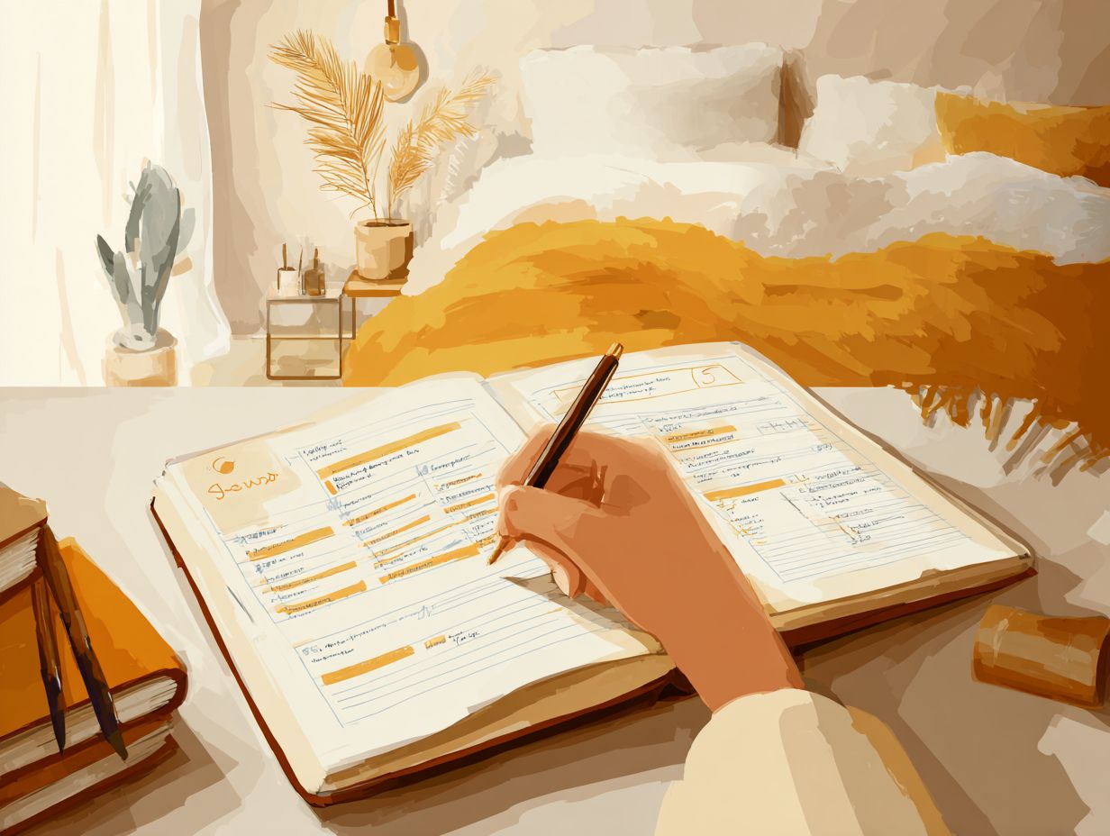 Setting Up Your Sleep Journal